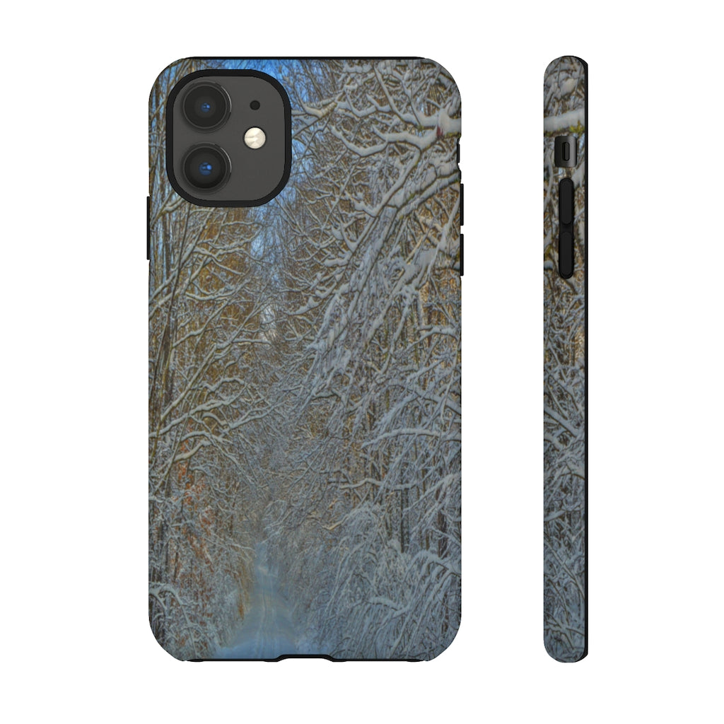 Snowy Path Mobile Phone Case for iPhone and Samsung Galaxy