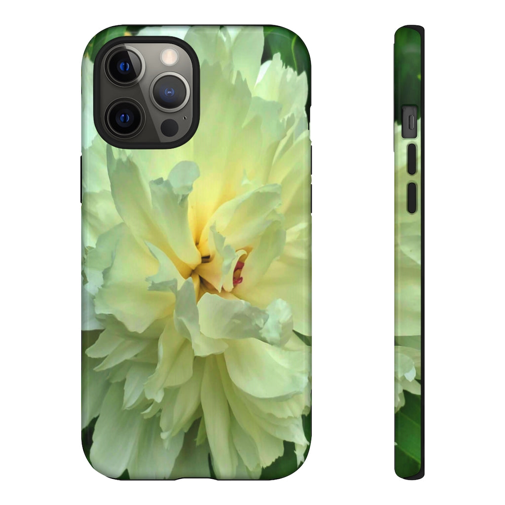 White Peony 2 Tough Case for iPhone and Samsung Galaxy