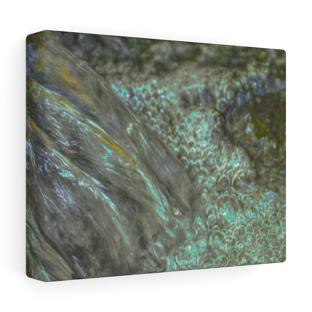 Waterfall Bubbles on Stretched Canvas