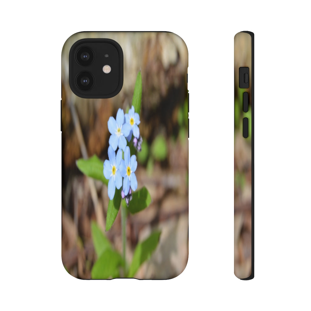 Woodland Forget Me Not Tough Case for iPhone and Samsung Galaxy