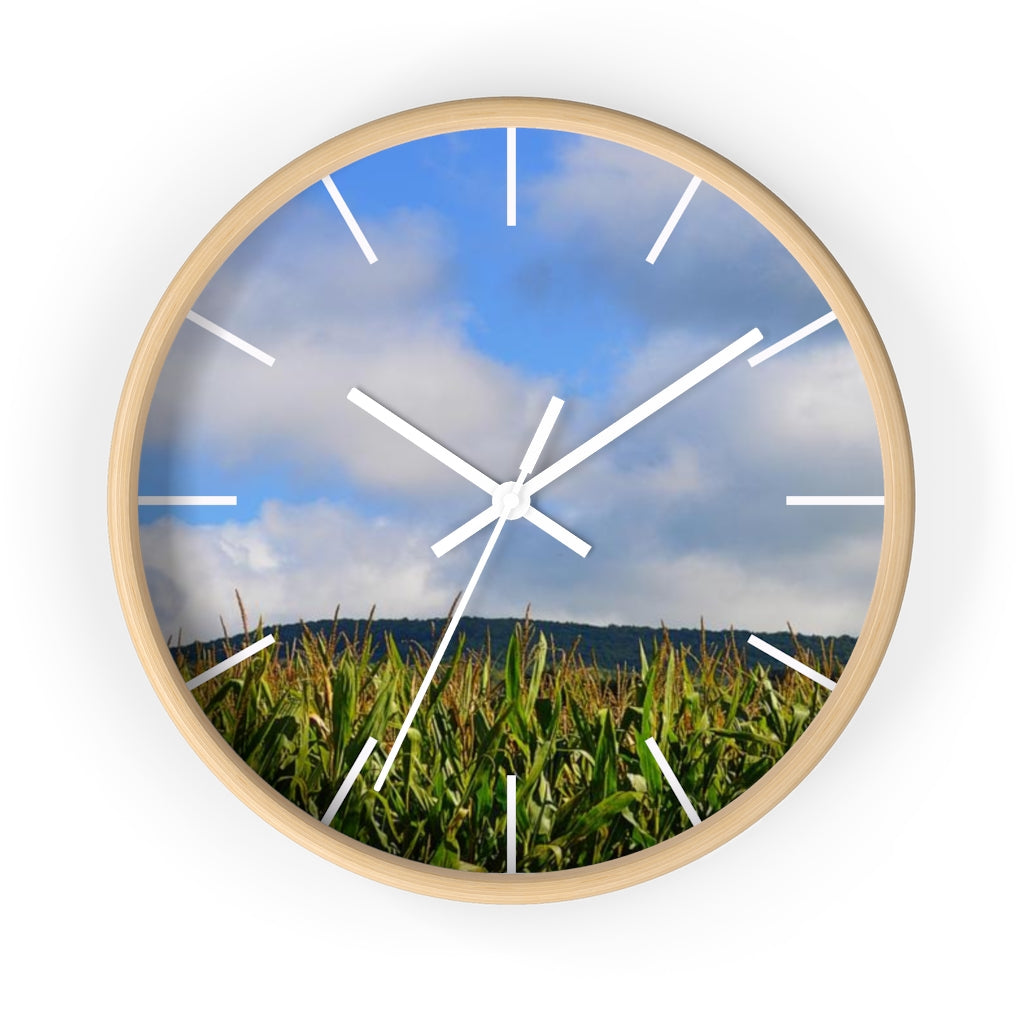 Corn Field Wall clock