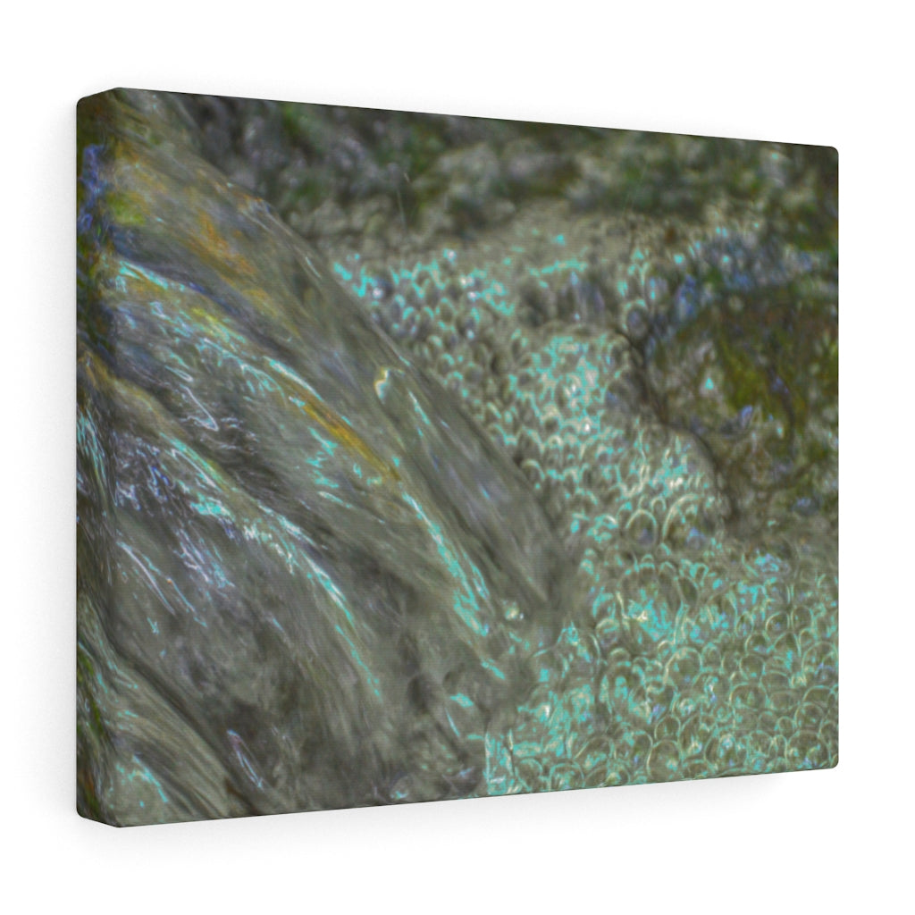 Waterfall Bubbles on Stretched Canvas