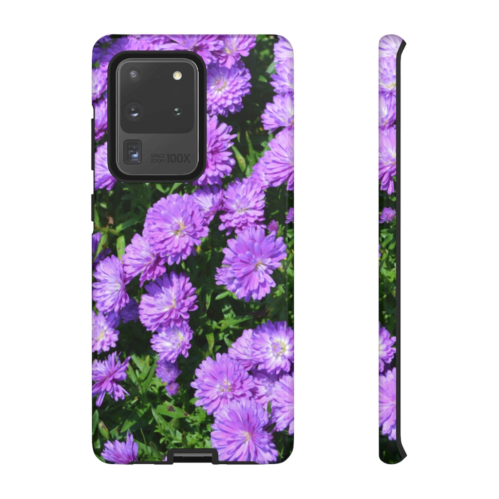 Purple Aster Mobile Phone Case for iPhone and Samsung Galaxy