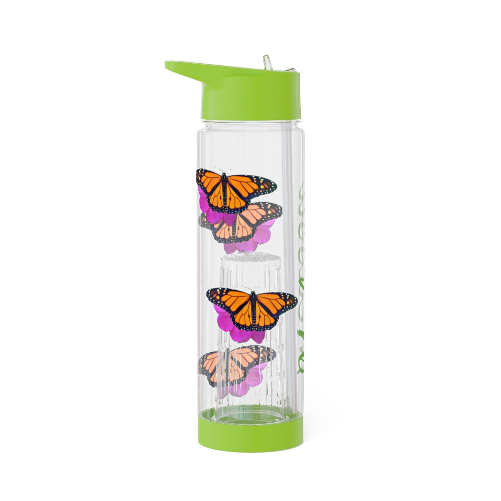 Personalized & Customized Butterfly Infuser Water Bottle (Marco) (not a decal) I Gift I Bridesmaid I Teacher I Workout I Coworker I Birthday