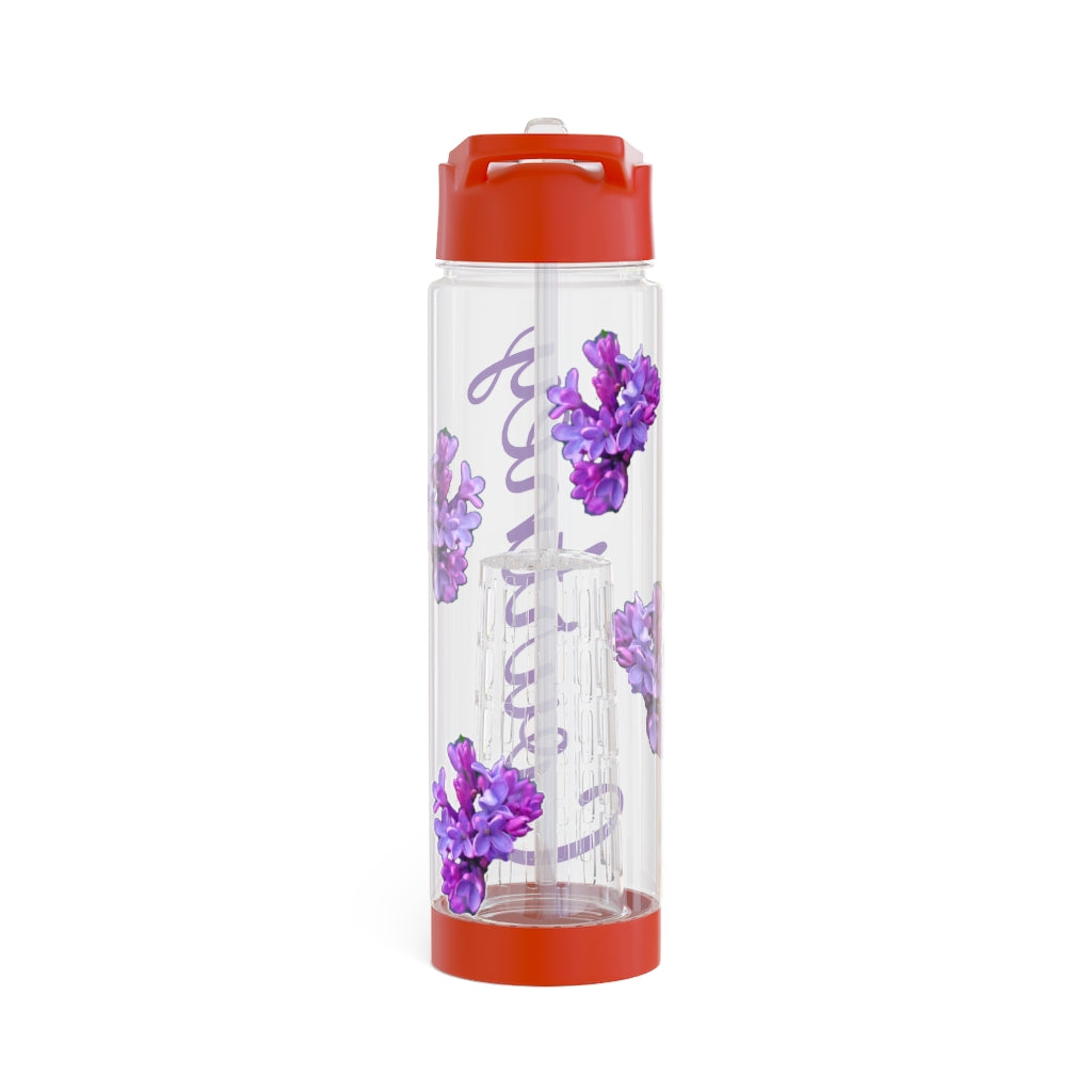 Personalized & Customizable Infuser Water Bottle (Lilac) (not a decal) I Gift I Bridesmaid I Teacher gift I Workout I Coworker I Birthday