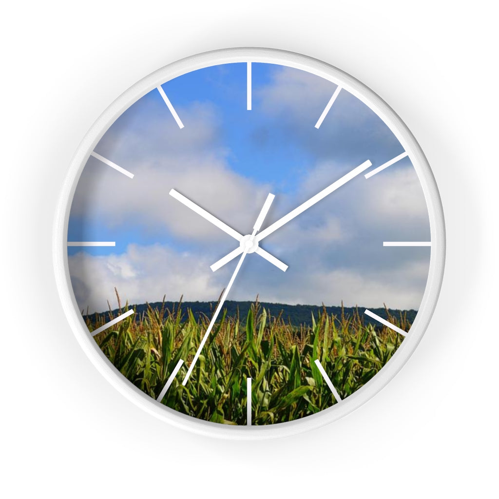 Corn Field Wall clock