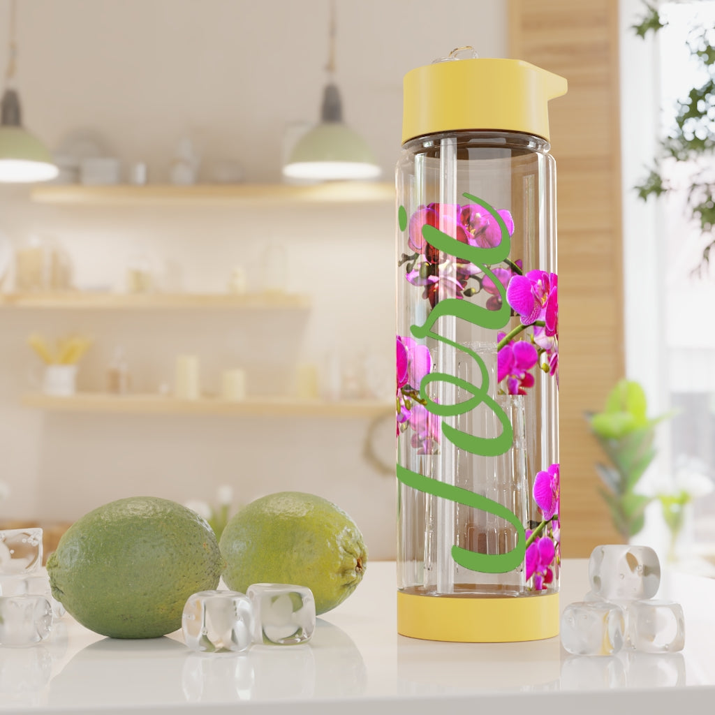 Personalized & Customized Infuser Water Bottle (Orchid) (not a decal) I Gift I Bridesmaid I Teacher gift I Workout I Coworker I Birthday