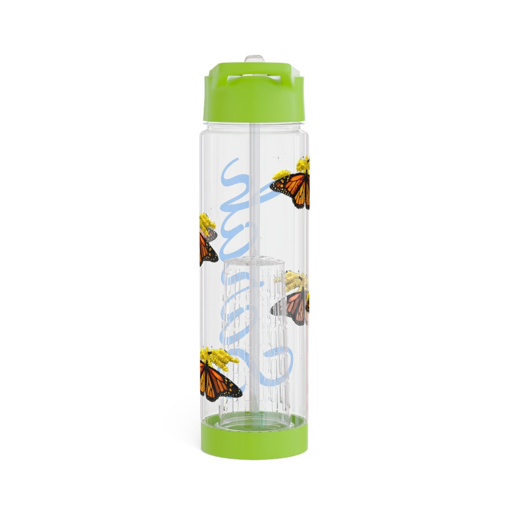 Personalized & Customized Butterfly Infuser Water Bottle (Elizabeth) (not a decal) I Gift I Bridesmaid I Teacher I Workout I Coworker