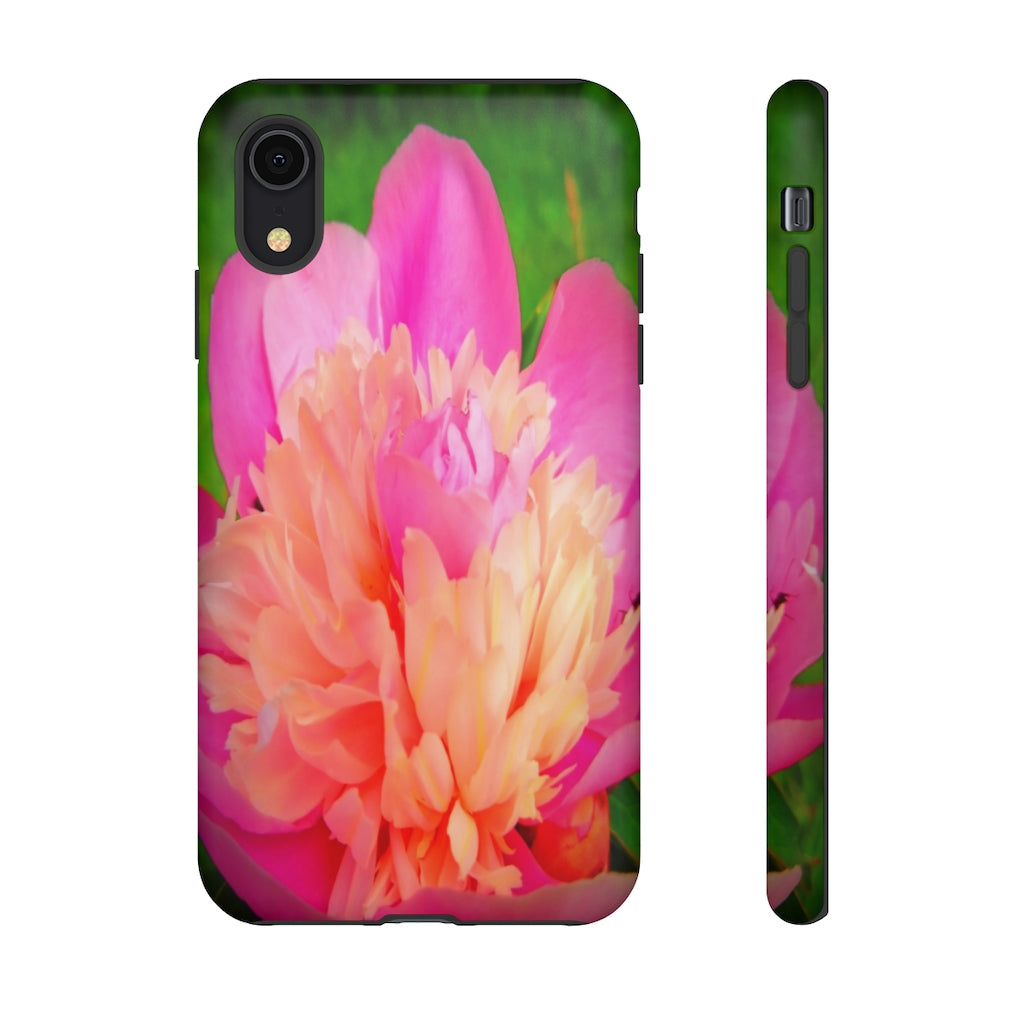 Pink Peony Mobile Phone Case for iPhone and Samsung Galaxy