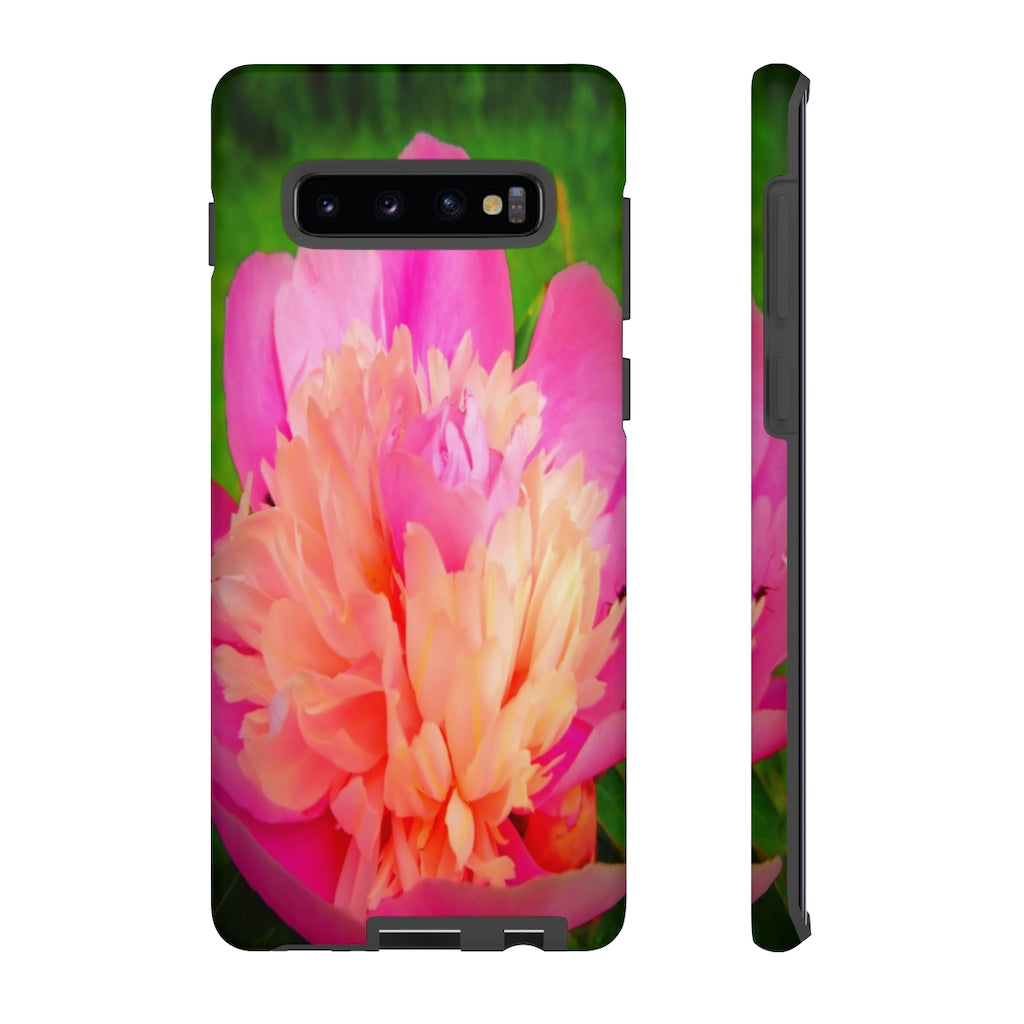 Pink Peony Mobile Phone Case for iPhone and Samsung Galaxy