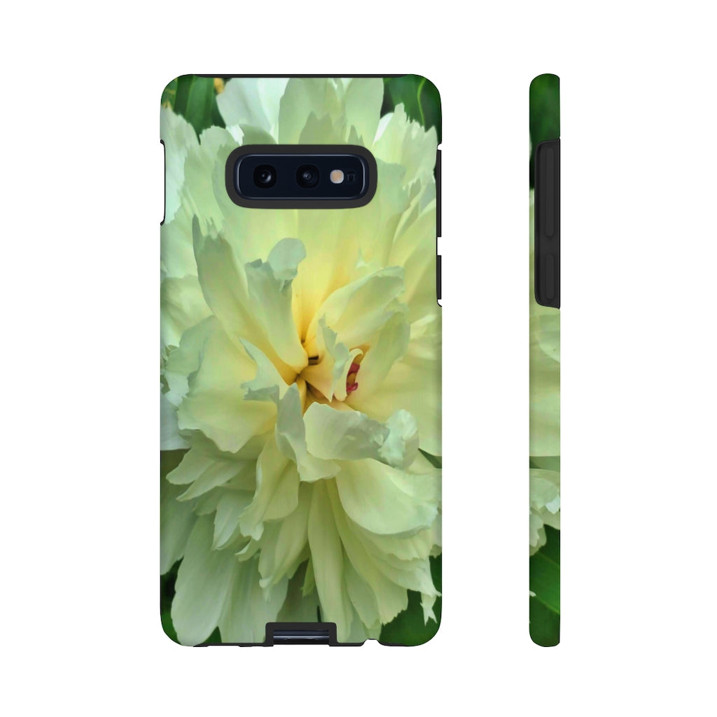 White Peony 2 Tough Case for iPhone and Samsung Galaxy