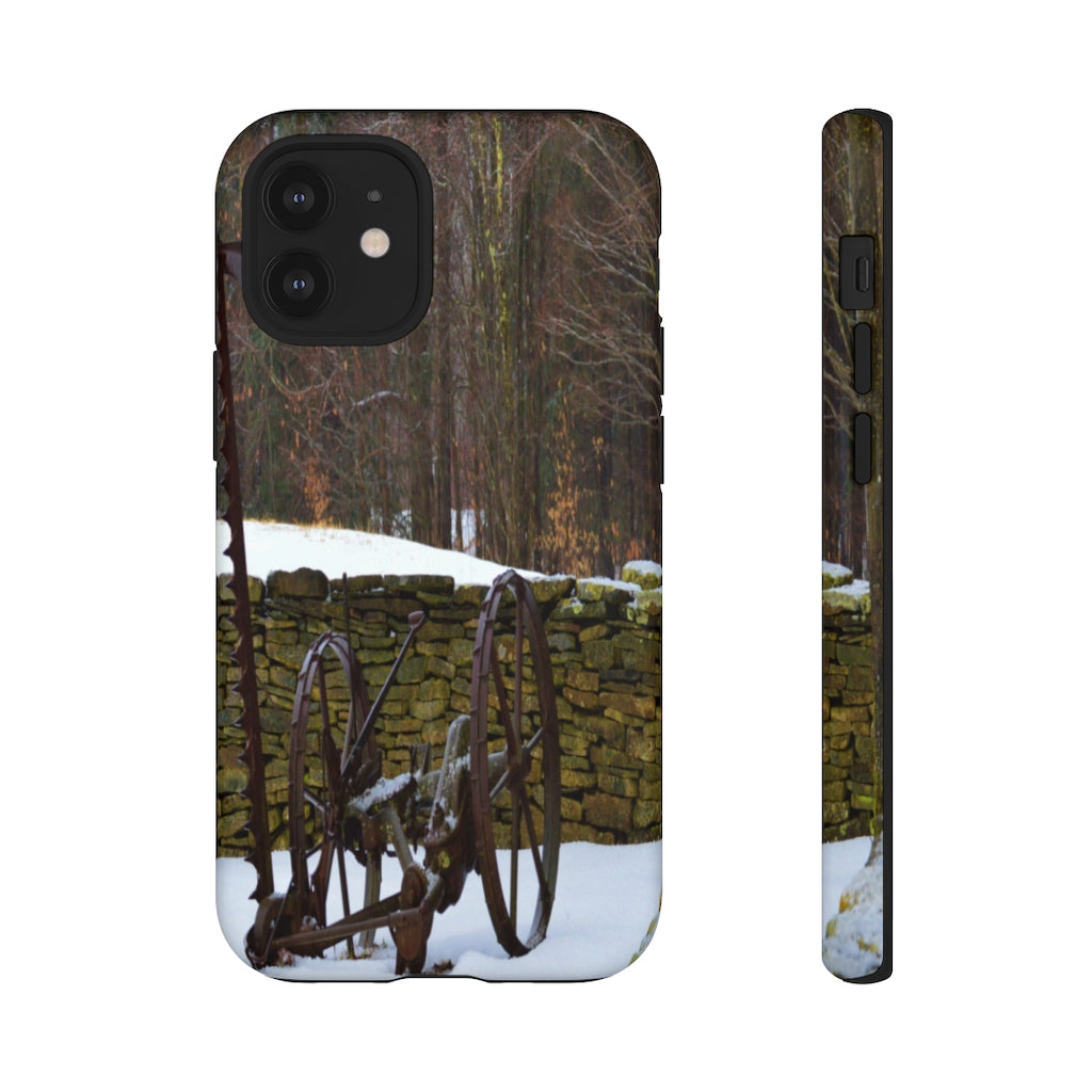 Horse Drawn Sickle Mower Mobile Phone Case for iPhone and Samsung Galaxy