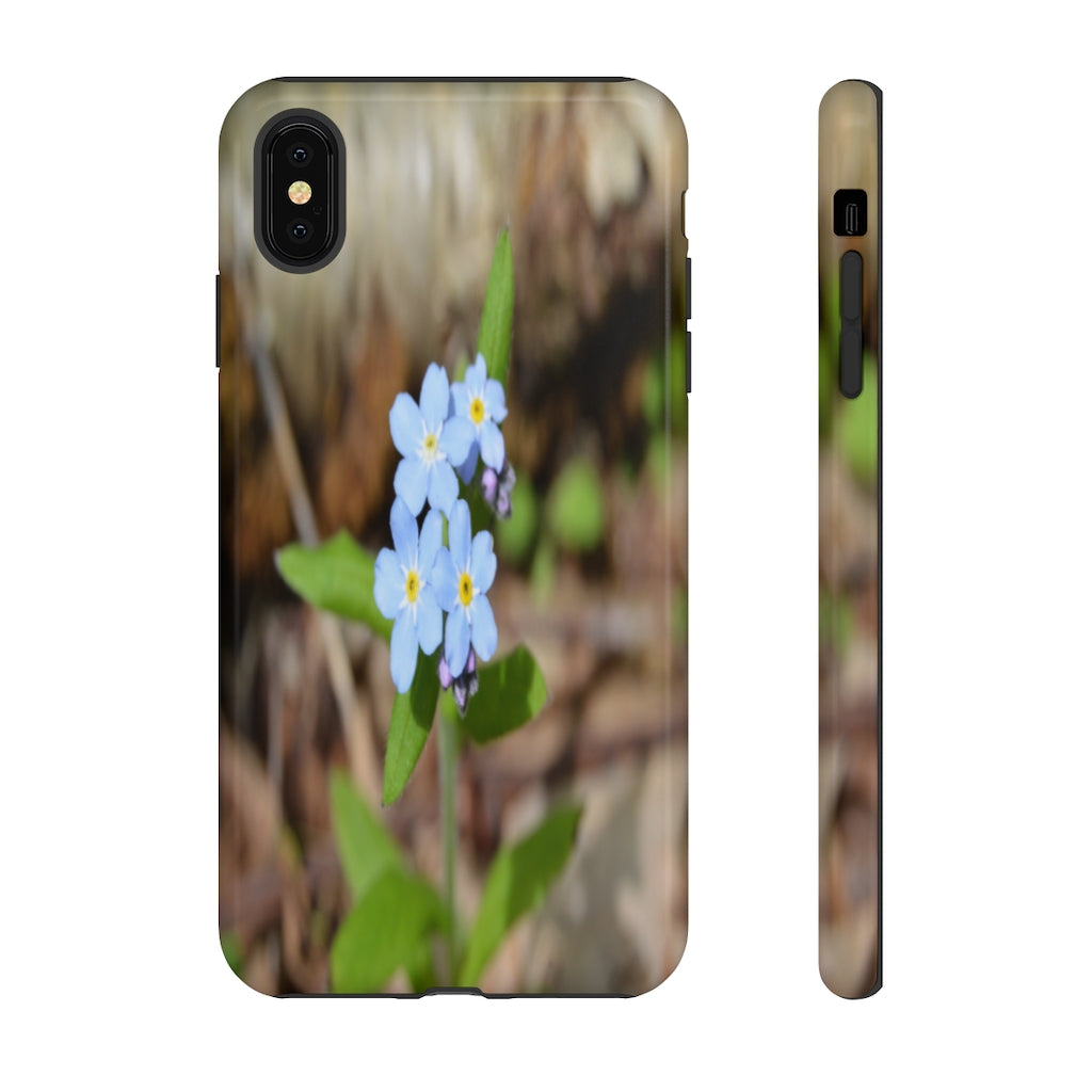 Woodland Forget Me Not Tough Case for iPhone and Samsung Galaxy