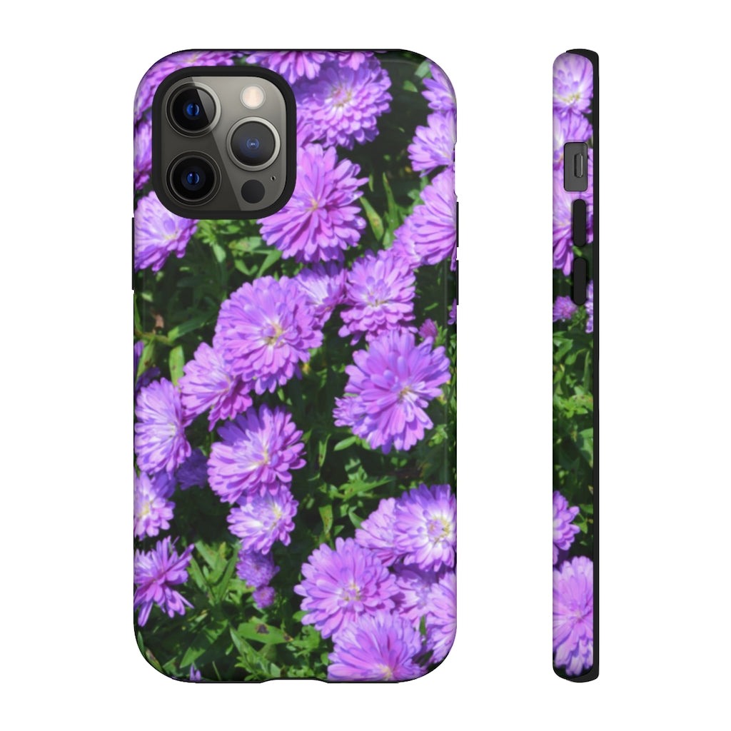 Purple Aster Mobile Phone Case for iPhone and Samsung Galaxy