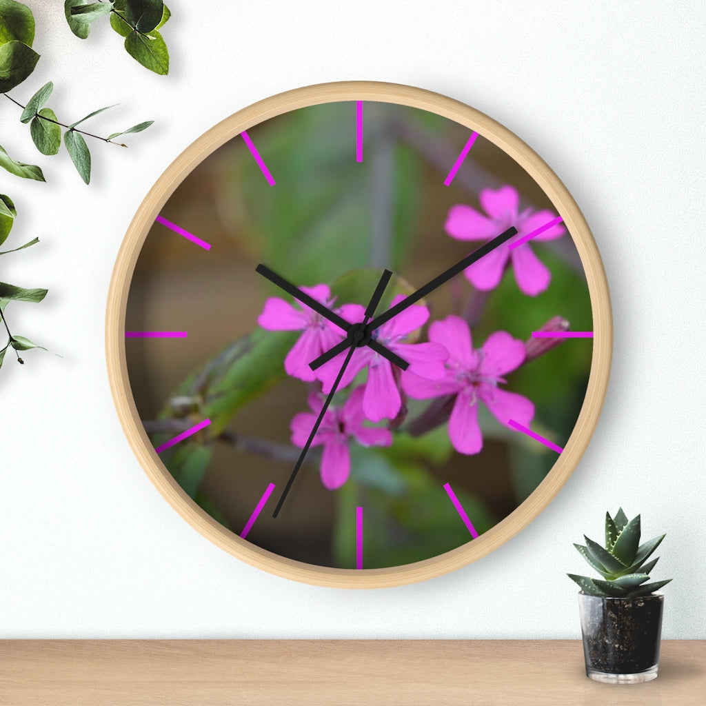 Phlox Wall clock