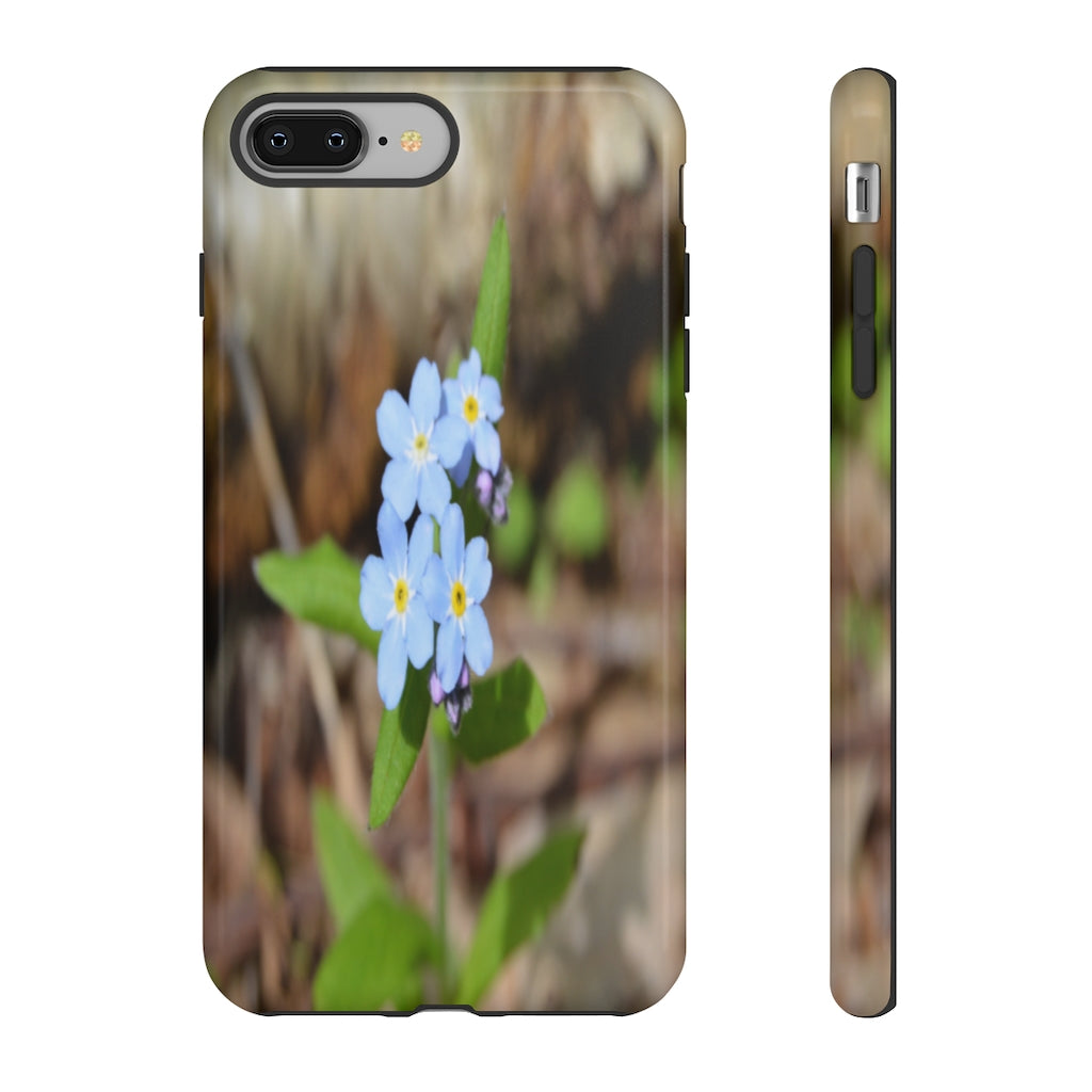 Woodland Forget Me Not Tough Case for iPhone and Samsung Galaxy