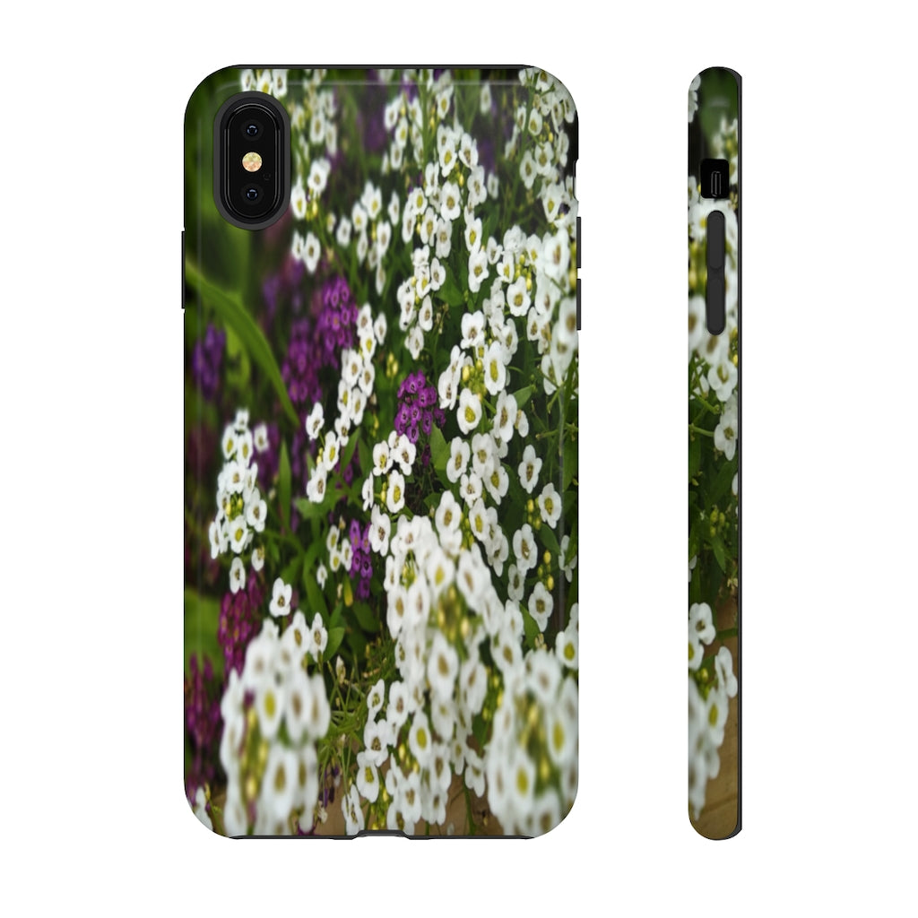 Sweet Alyssum Mobile Phone Case for iPhone and Samsung Galaxy