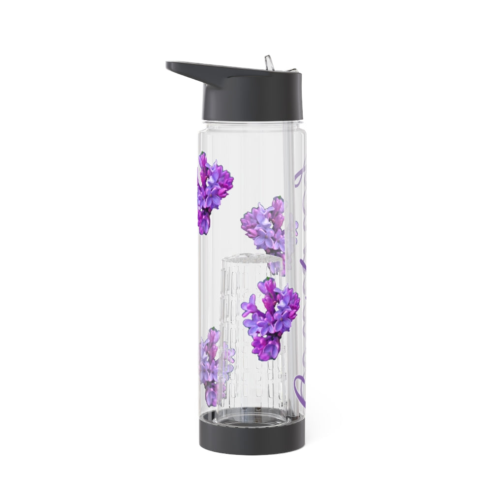 Personalized & Customizable Infuser Water Bottle (Lilac) (not a decal) I Gift I Bridesmaid I Teacher gift I Workout I Coworker I Birthday