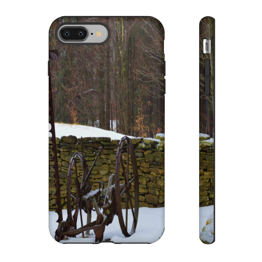 Horse Drawn Sickle Mower Mobile Phone Case for iPhone and Samsung Galaxy