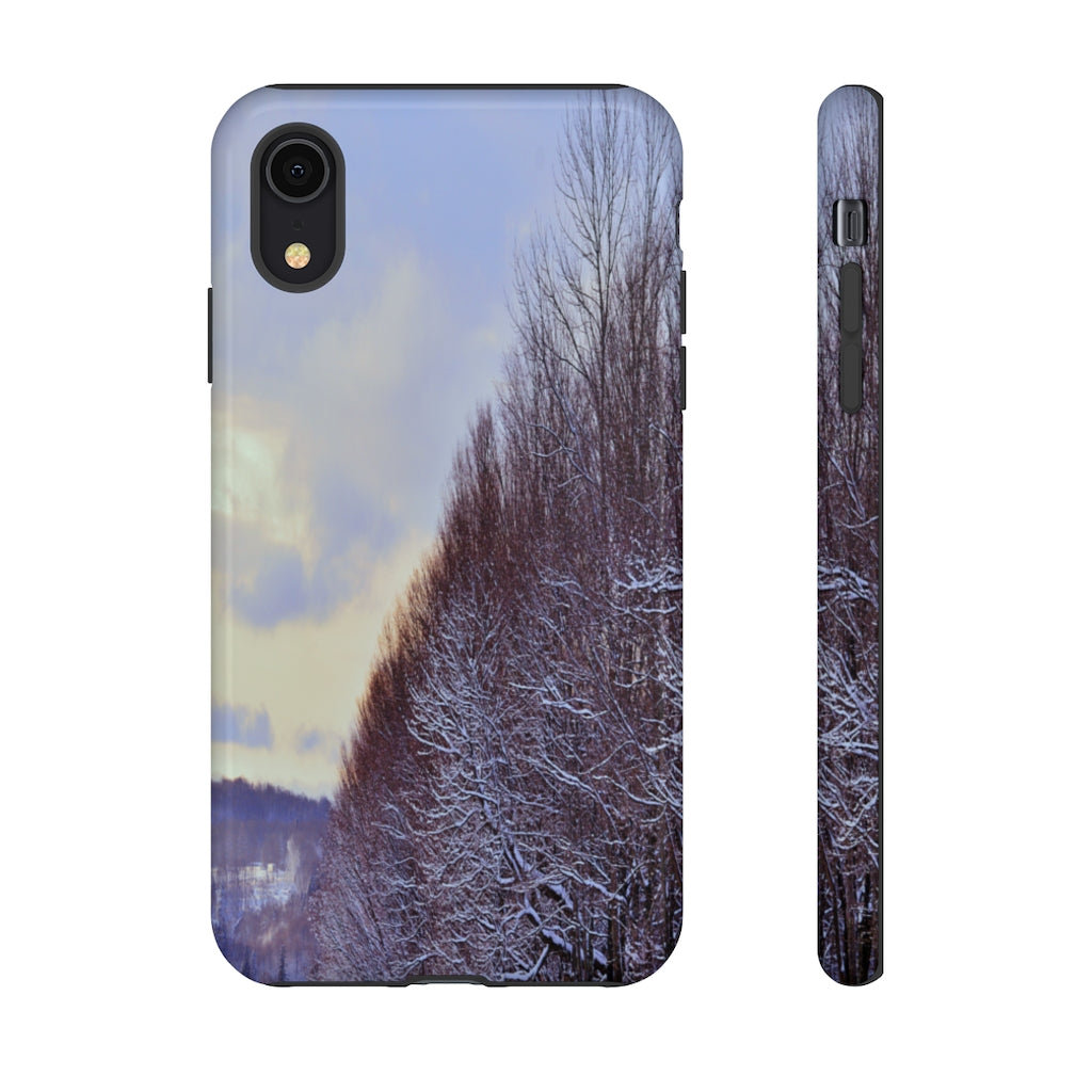 Winter Treeline Tough Case for iPhone and Samsung Galaxy