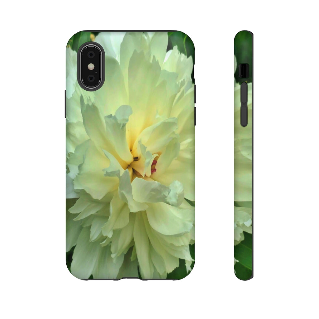 White Peony 2 Tough Case for iPhone and Samsung Galaxy