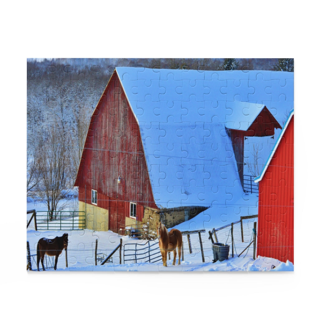 Barns and Horses Puzzle (120, 252, 500-Piece)