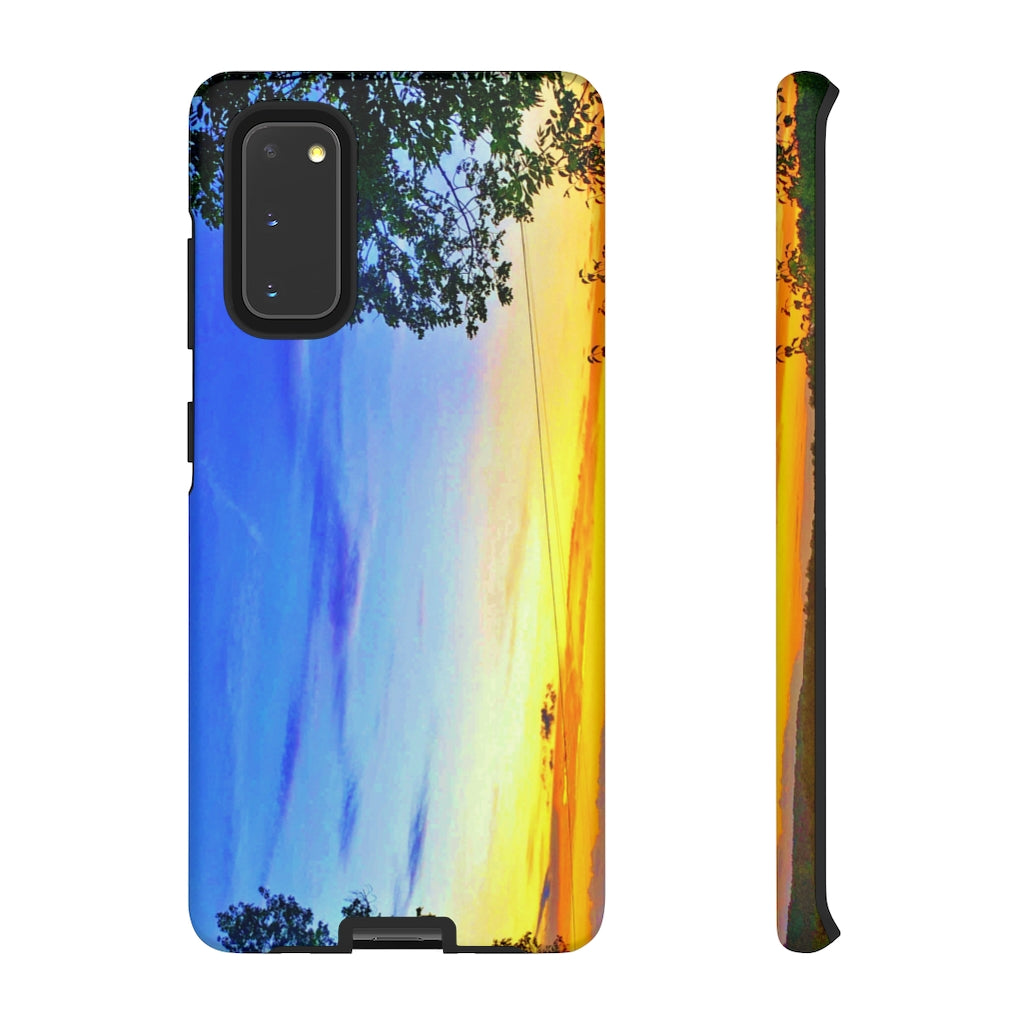 Sunset on the Horizon (vertical)  Mobile Phone Case for iPhone and Samsung Galaxy