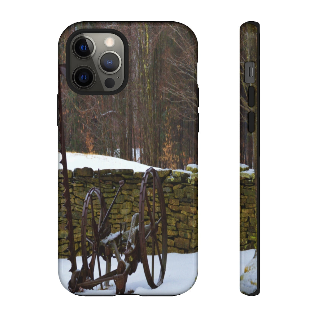 Horse Drawn Sickle Mower Mobile Phone Case for iPhone and Samsung Galaxy