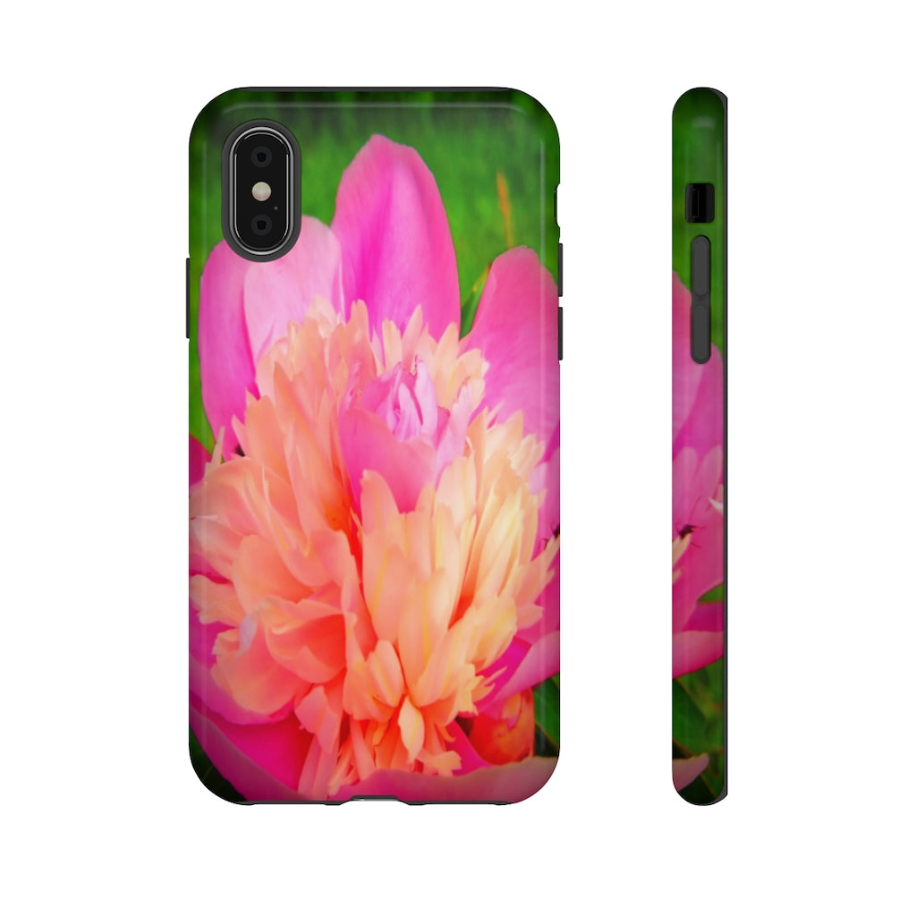 Pink Peony Mobile Phone Case for iPhone and Samsung Galaxy