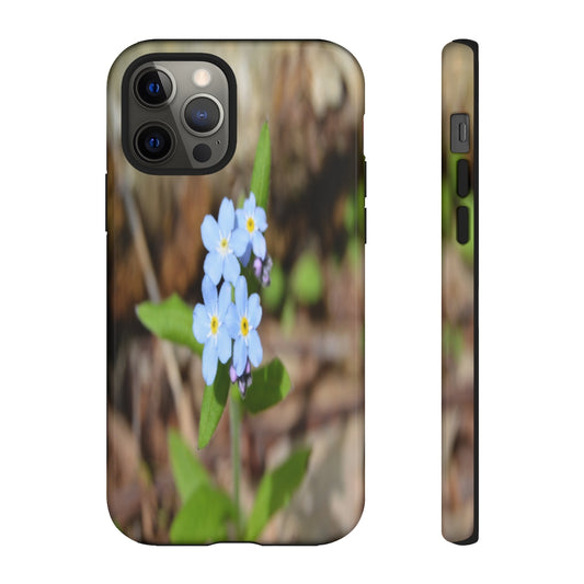 Woodland Forget Me Not Tough Case for iPhone and Samsung Galaxy