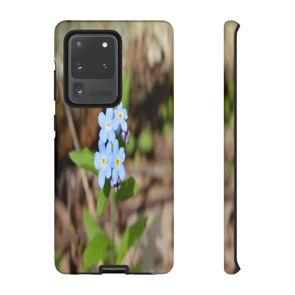 Woodland Forget Me Not Tough Case for iPhone and Samsung Galaxy