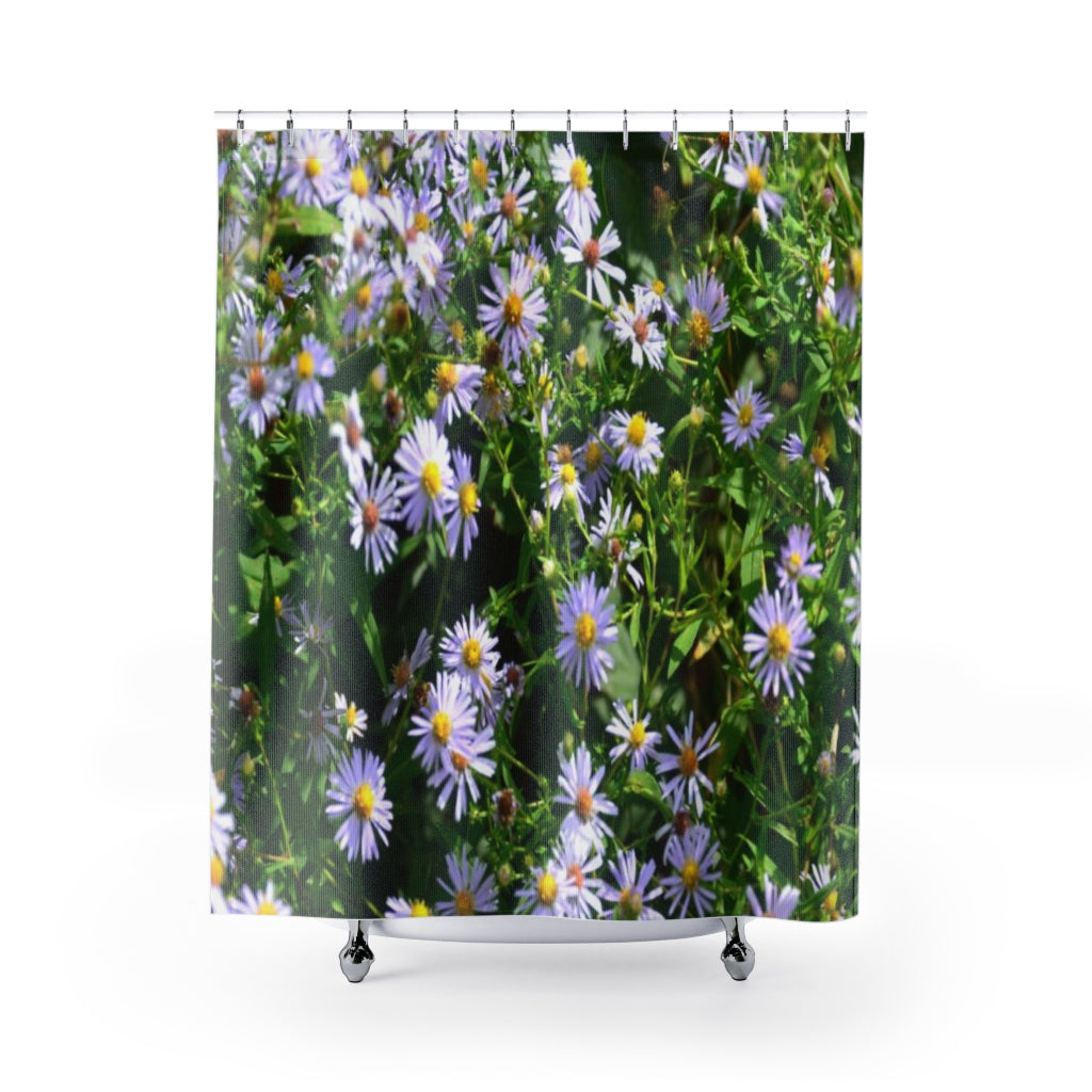 Wild Aster Shower Curtain