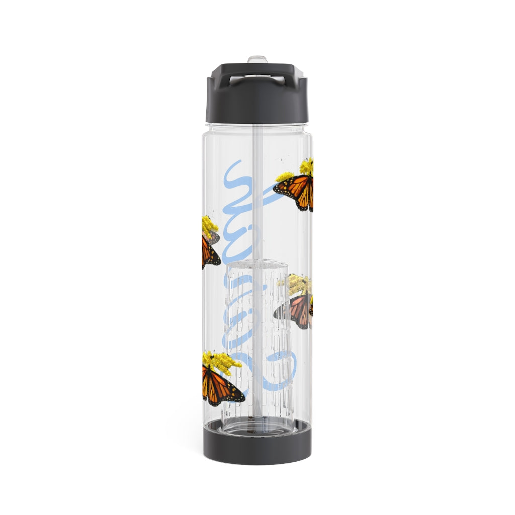 Personalized & Customized Butterfly Infuser Water Bottle (Elizabeth) (not a decal) I Gift I Bridesmaid I Teacher I Workout I Coworker