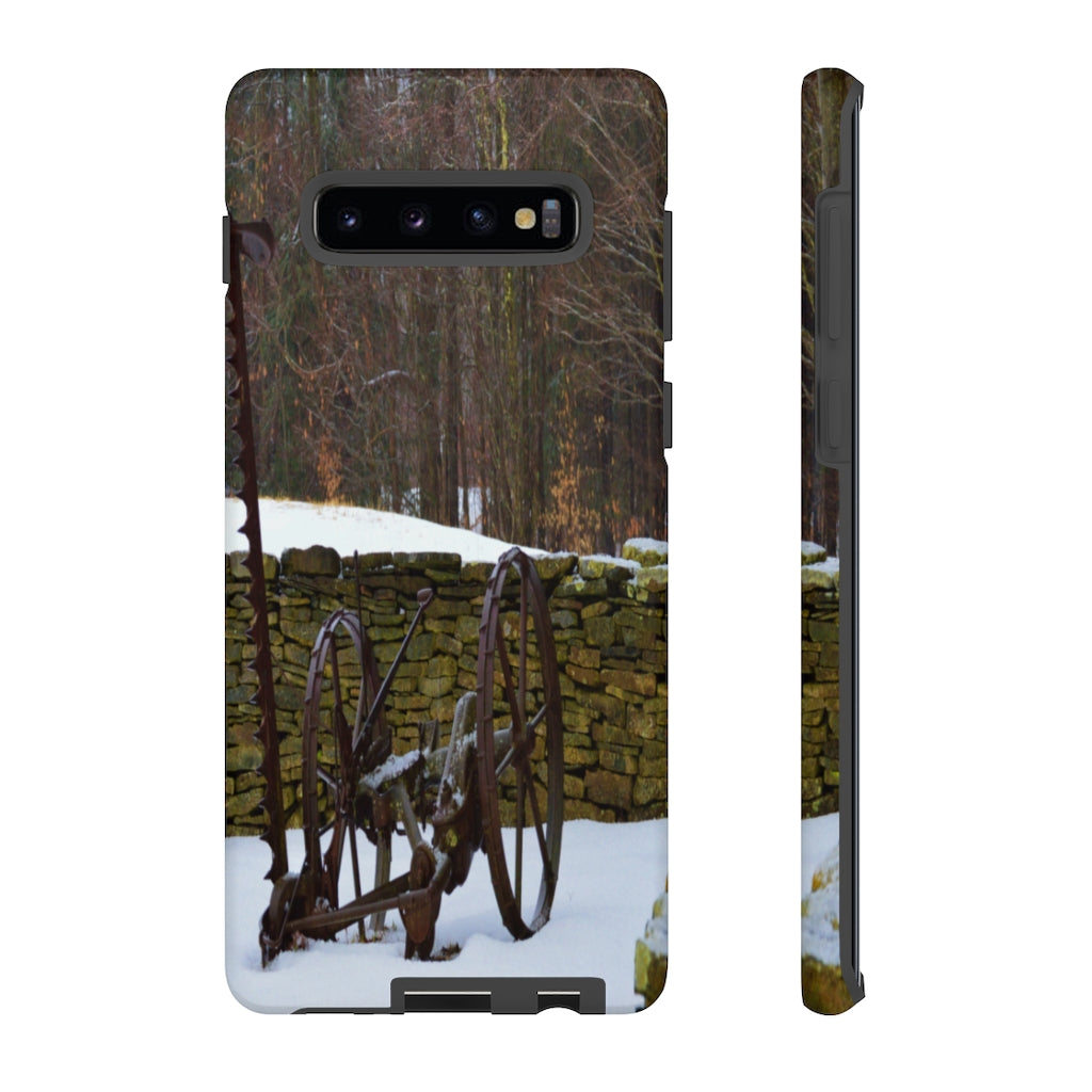 Horse Drawn Sickle Mower Mobile Phone Case for iPhone and Samsung Galaxy