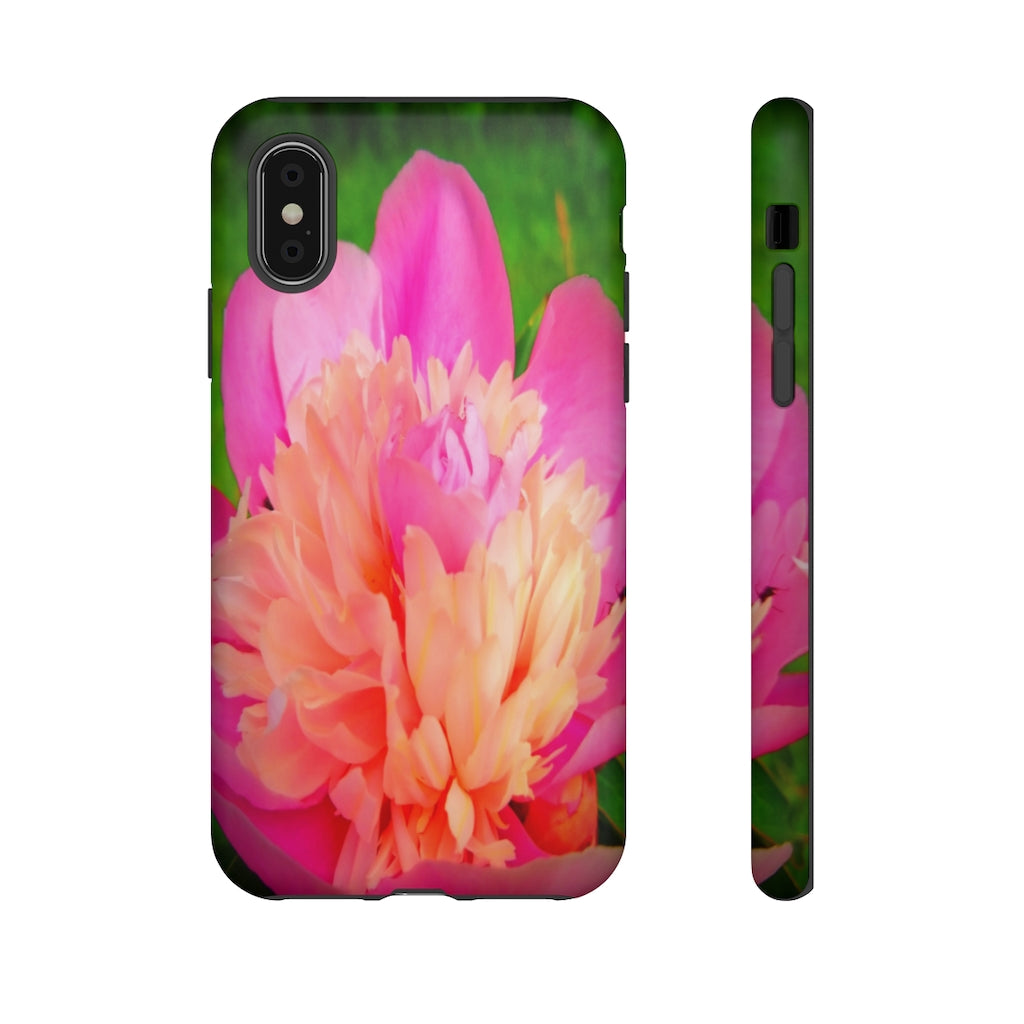 Pink Peony Mobile Phone Case for iPhone and Samsung Galaxy