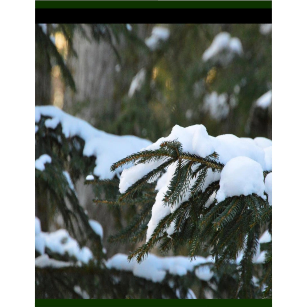 Snowy Pine Microfiber Duvet Cover