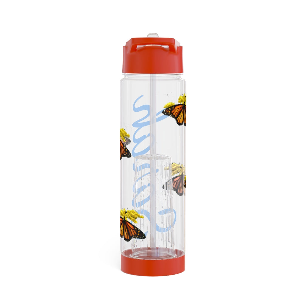 Personalized & Customized Butterfly Infuser Water Bottle (Elizabeth) (not a decal) I Gift I Bridesmaid I Teacher I Workout I Coworker