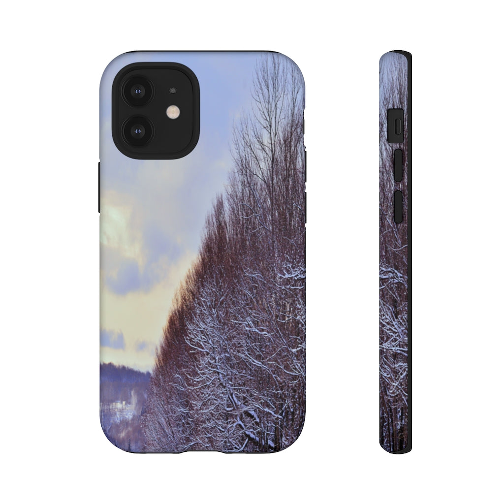 Winter Treeline Tough Case for iPhone and Samsung Galaxy