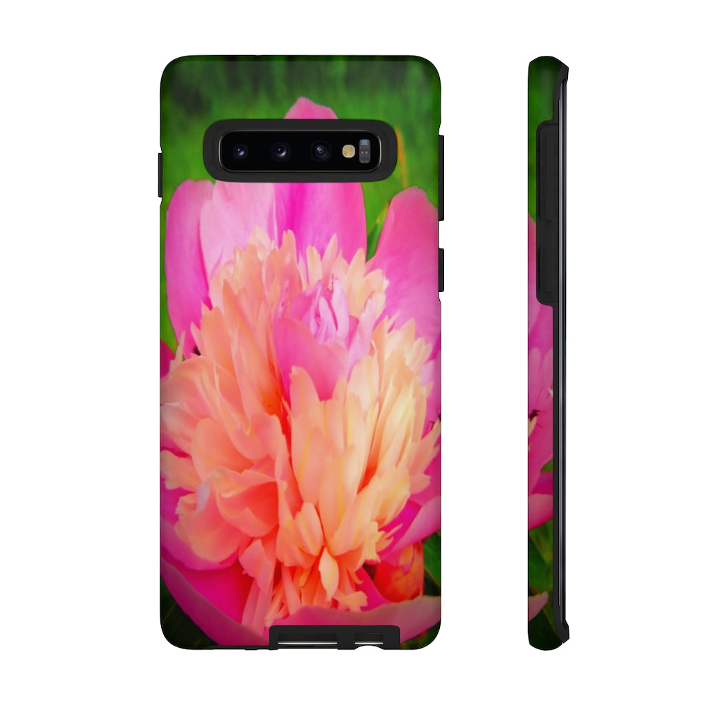 Pink Peony Mobile Phone Case for iPhone and Samsung Galaxy