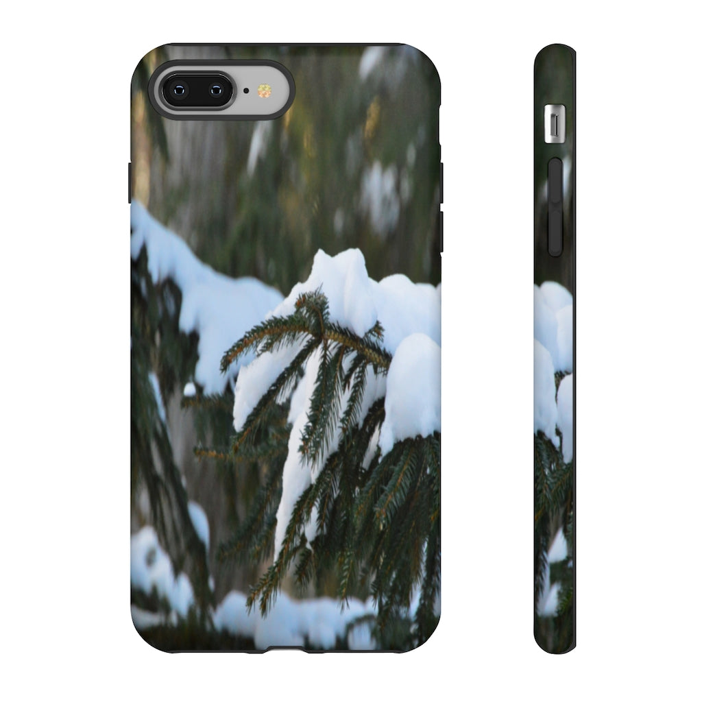 Snowy Pine Mobile Phone Case for iPhone and Samsung Galaxy