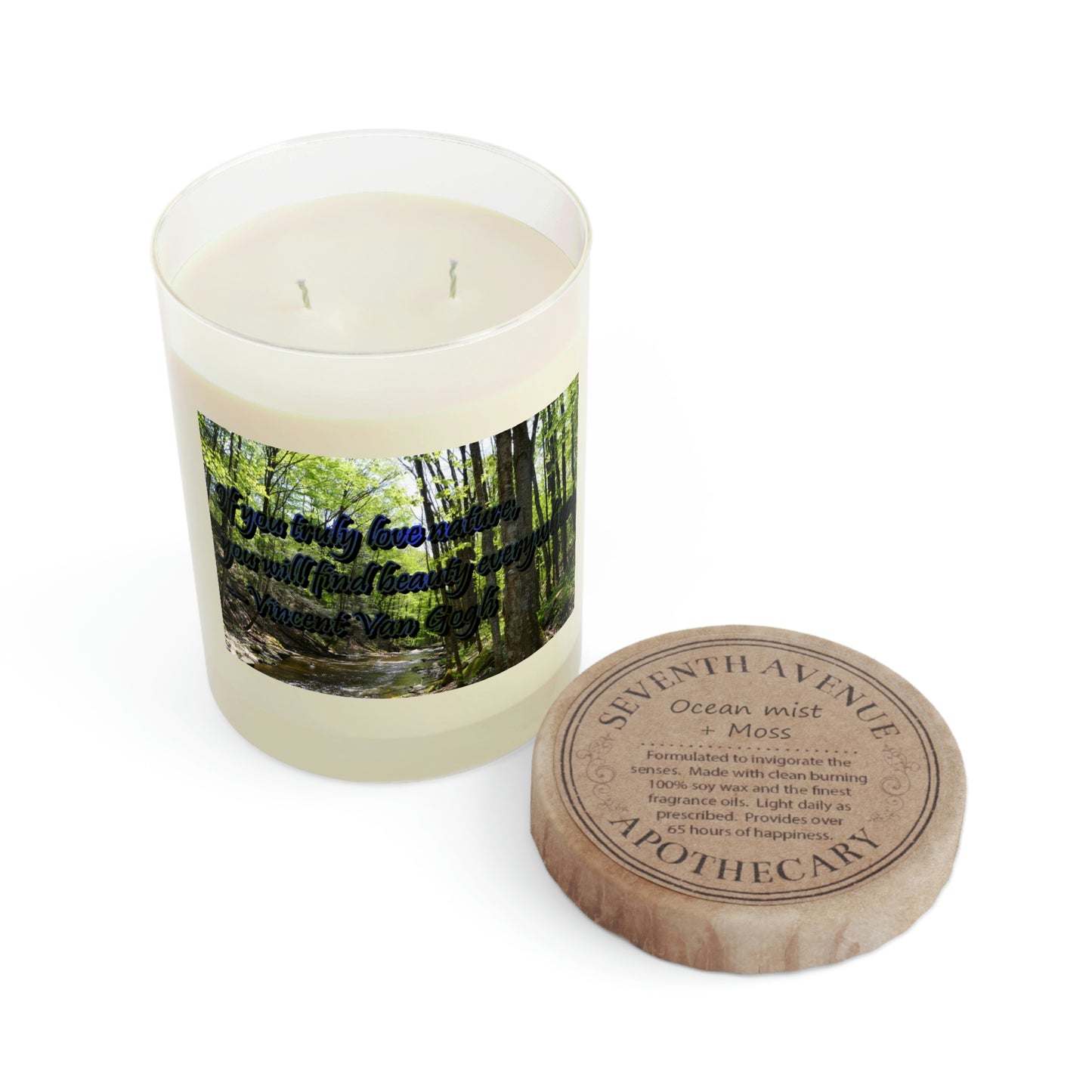 Double-wick Scented Candle - Full Glass, 11oz--Forest Stream photo