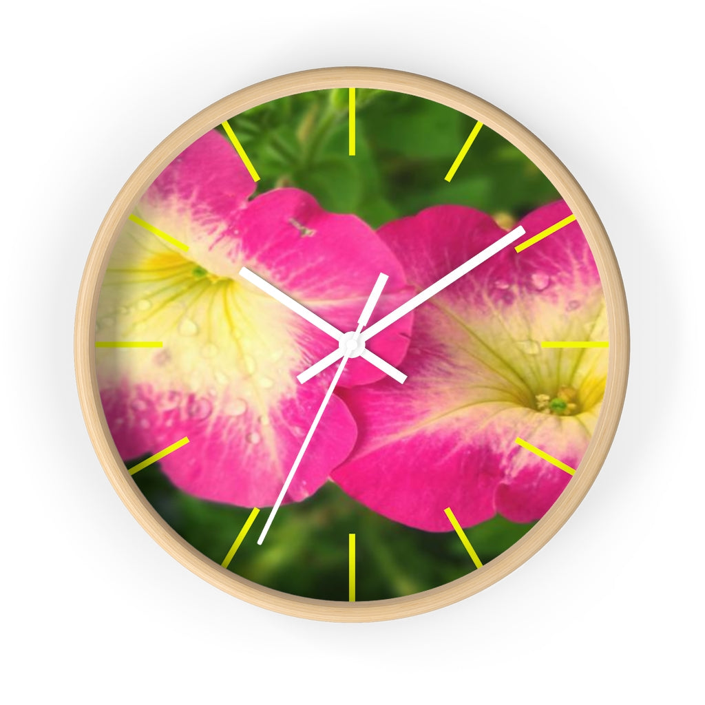 Petunia Wall clock