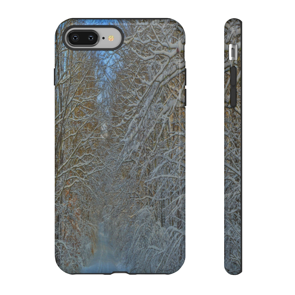 Snowy Path Mobile Phone Case for iPhone and Samsung Galaxy