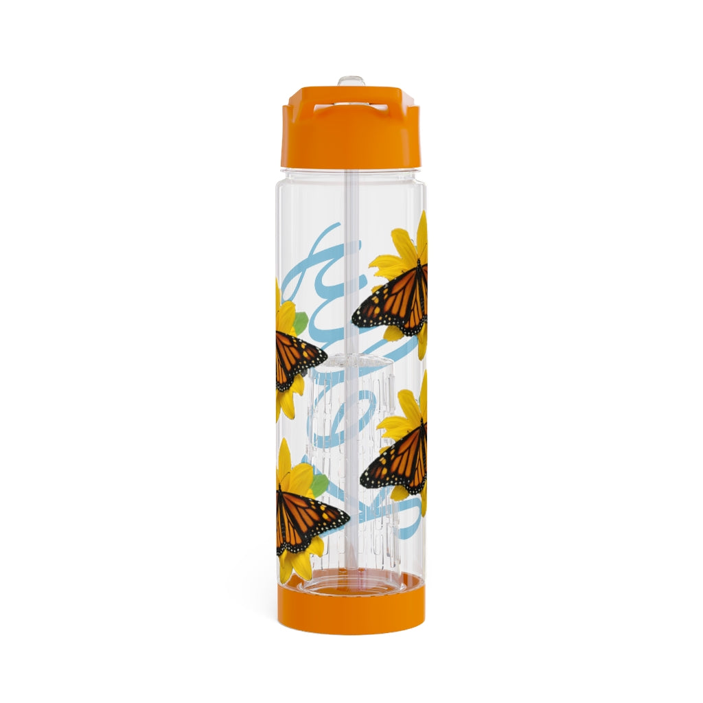 Personalized & Customized Butterfly Infuser Water Bottle (Olivia) (not a decal) I Gift I Bridesmaid I Teacher I Workout I Coworker