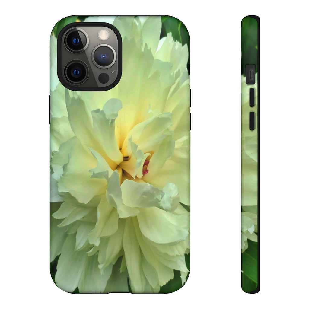 White Peony 2 Tough Case for iPhone and Samsung Galaxy