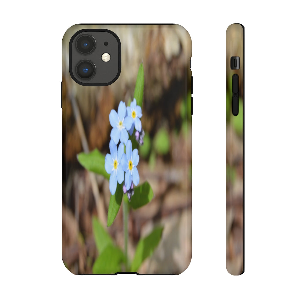 Woodland Forget Me Not Tough Case for iPhone and Samsung Galaxy