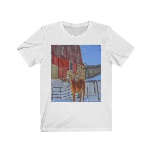 Haflinger Horse Unisex Jersey Short Sleeve Tee