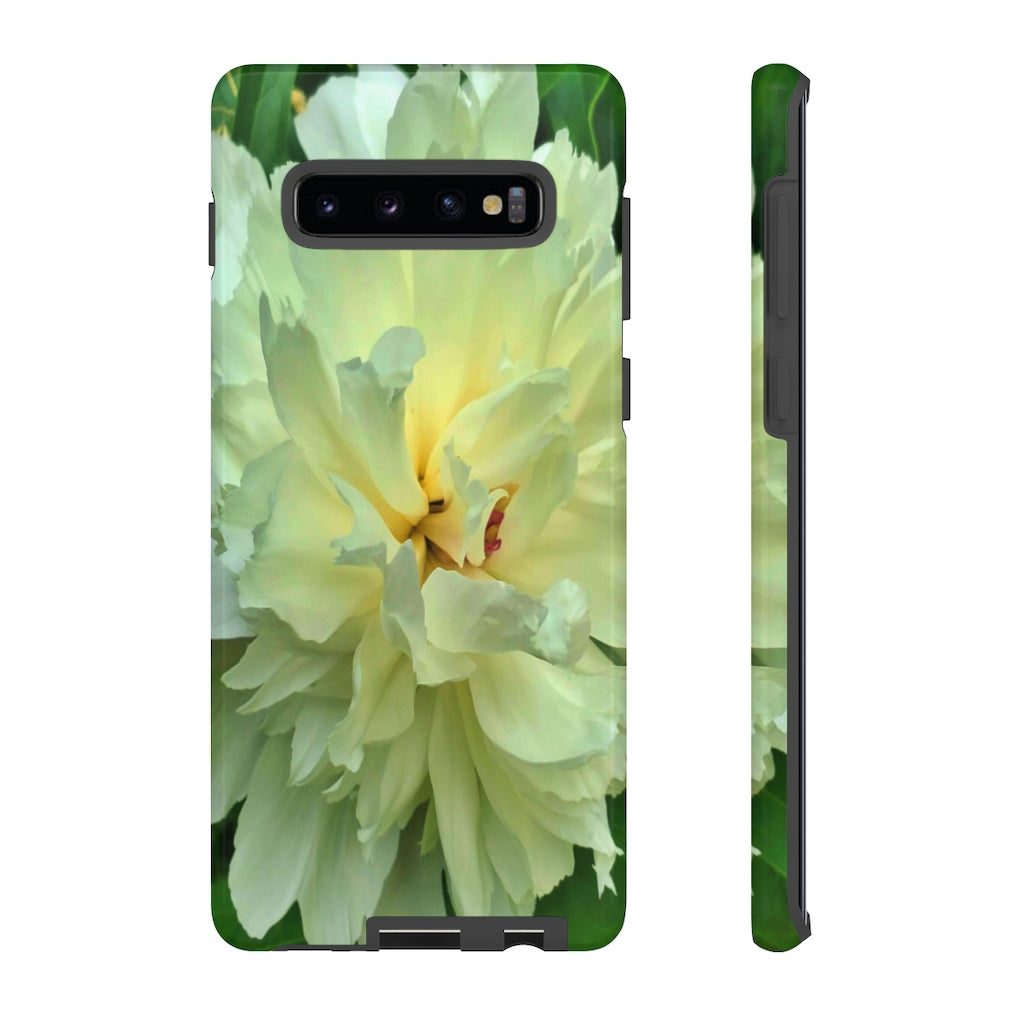 White Peony 2 Tough Case for iPhone and Samsung Galaxy