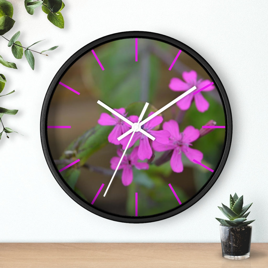 Phlox Wall clock