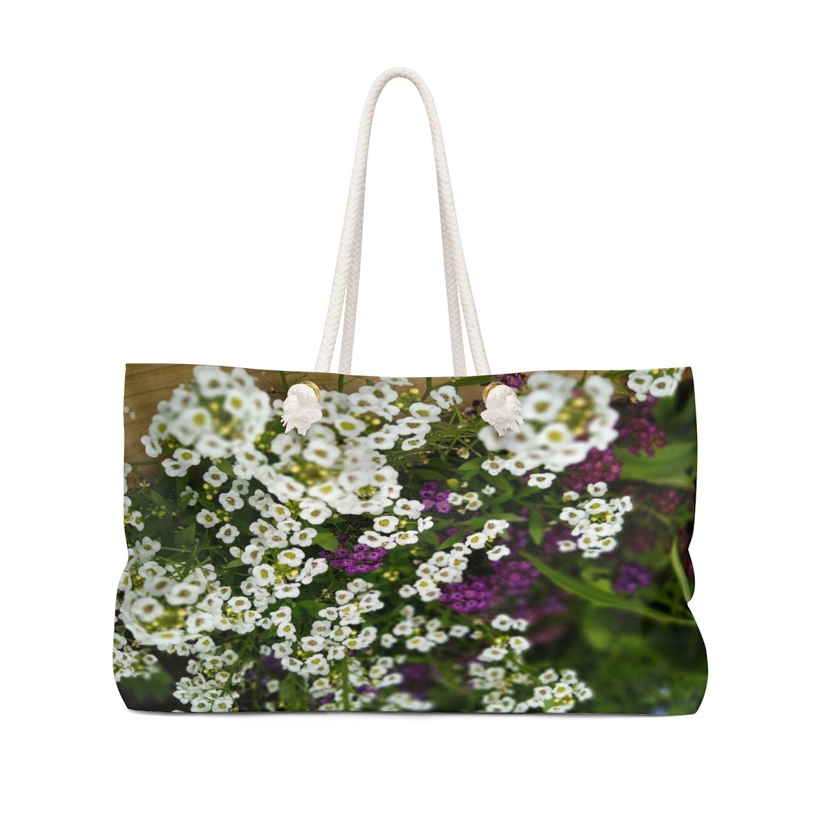 Sweet Alyssum Weekender Bag